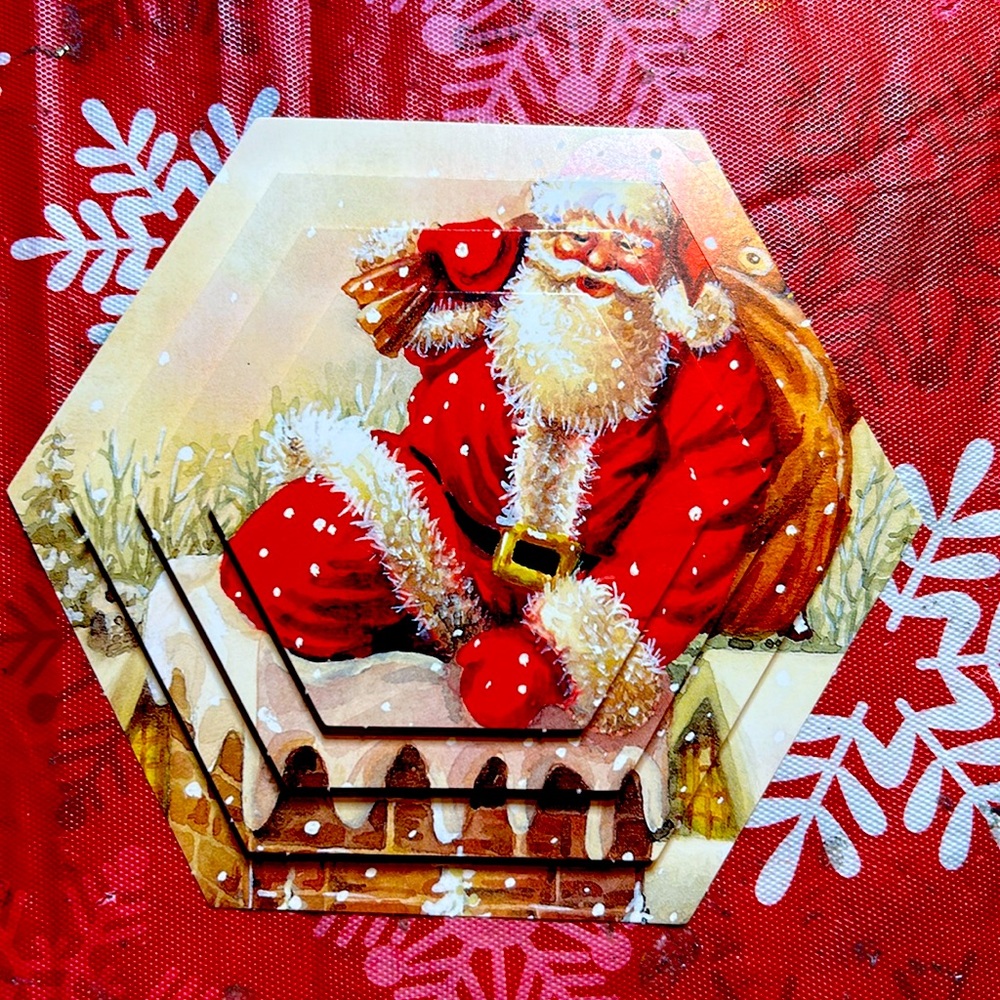 3-D Christmas card kit